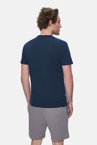 Ucla Harper Lacivert Bisiklet Yaka Nakışlı Standard Fit Erkek Tshirt Lacivert