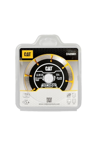 Cat Da09001 115mm Profesyonel Beton, Tuğla, Parke Taşı Elmas Kesme Diski Soketli, Aralıklı Kenar Fr Da09001