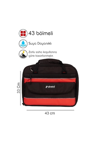 Alveta Profesyonel Teknisyen Laptop Takım Çantası Elektronikçi It Saha Servis Bakım Onarım 868425050 1 Adet