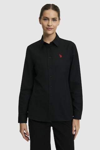 U.s. Polo Assn. Kadın Siyah Gömlek Basic 50324791-vr046