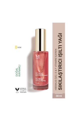Misbahçe Pink Tangerine Vitamin İçerikli Işıltılı Saç & Vücut Yağı Vanilya 30 Ml