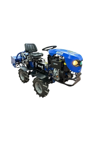 Yavuz Y600SX Pro 188FE 12 HP Dizel Marşlı 4x4 Mini Traktör
