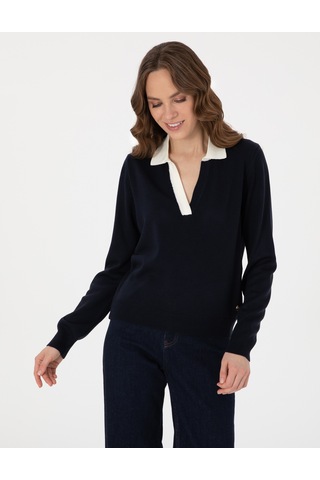 Pierre Cardin Kadın Lacivert Kazak /triko 50308166-vr033 Lacivert