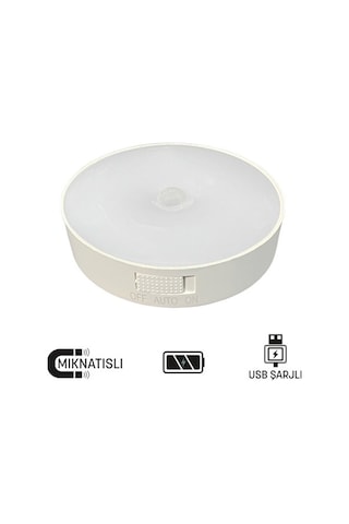 Maxled MX-9030 Şarjlı Hareket Sensörlü Yapışkanlı Led Aydınlatma Kabinled