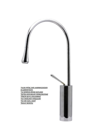 Damla Çanak Lavabo Bataryası Krom 093001 Krom