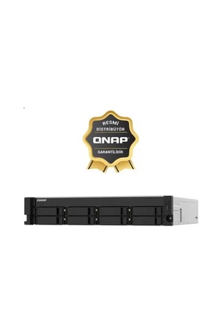 Qnap Ts-873au-rp-4gb Ram 8 Hdd Yuvalı Siyah Rack Nas Çoklu Depolama Ünitesi