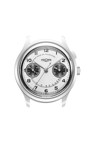 Vulcain Monopusher Heritage Panda Chronograph Mekanik Erkek Kol Saati Metalik