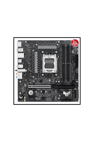 Asus Tuf Gamıng B850m-plus Wıfı, 4xddr5, 3x M.2, Hdmı, Dp, Type-c, Wi-fi 6e, Bluetooth V5.3, Am5 Sok