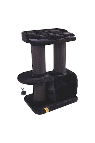 M-pets Panther Premium Casbah Kedi Tırmalama Ağacı Siyah 68x48x98 Cm 244-54034.01