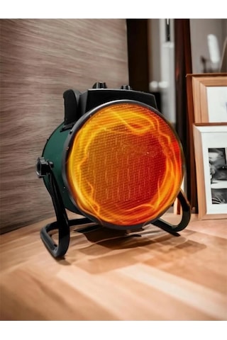 Zenvia Ultra Güçlü 3000 Watt Taşınabilir Elektrikli Portatif Isıtıcı Soba Sıcak Hava Üfleyen Fan Radyatör Znv