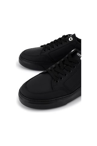 Tamer Tanca Erkek Hakiki Deri Siyah Sneakers & Spor Ayakkabı 1212 2510 Erk Ayk Y26 Sıyah Met