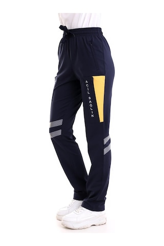 Lacivert 112 Acil Sağlık Unisex Likrali Kıslık Pantolon-7291