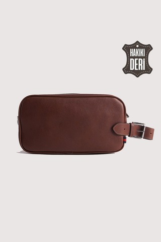 Hakiki Deri Erkek Takım Çantası Taba Smr8518 Taba