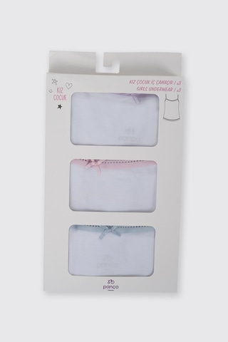 Panço Kız Çocuk 3'lü Atlet Seti 2522gk14005 Renkli