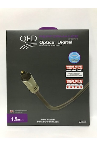 QED QE-6601 Performance Optical Graphite Optik Kablo 1,5 m
