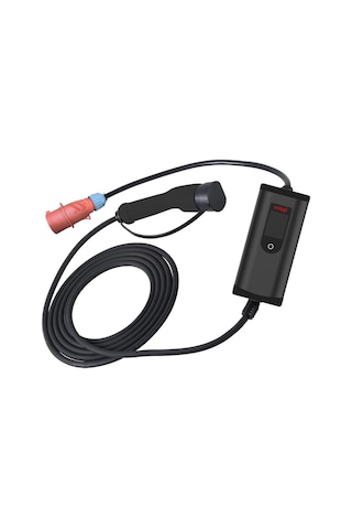 Mioji Mio FC22 3.5/22Kw 16/32A 2.4 Lcd Ekran Ip65 Suya Dayanıklı Taşınabilir Elektrikli Araç Şarj Cihazı + Dönüştürücü Fiş