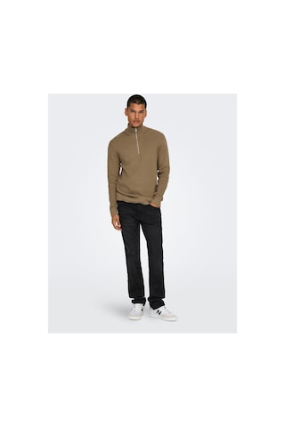 Only & Sons Slim Fit Jeans Onsweft Orta Bel Slim Fit Jeans Siyah