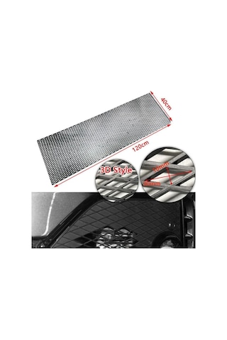 Audi Dizayn 3d Style Abs Plastik Panjur Teli 120x40 Cm Siyah