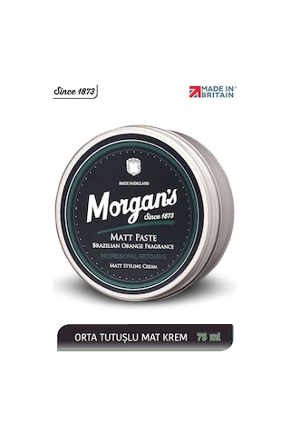 Morgan's Matt Paste Brazilian Orange - Mat Görünümlü Orta Tutuşlu Saç Şekillendirme Kremi 75 Ml