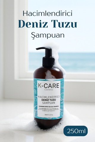 K K-care Cosmetics Hacim Veren Deniz Tuzu Şampuanı 250 ML