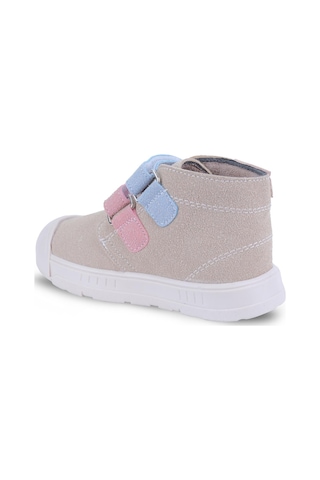 Kaptan Junior Kız Bebek Çocuk Botu Ortopedik İlkadım Kaymaz Taban Bmlk 550 Krem