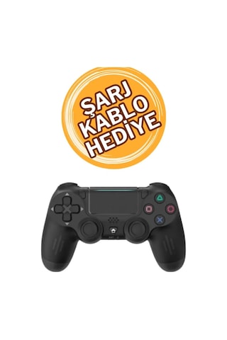 Ps4 Kol Wireless Bt Kablosuz Oyun Kolu Ps4 Joystick Tablet Telefon Pc Uyumlu Titreşimli Oyun Kolu Beyaz