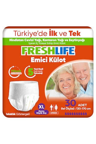 Freshlife Emici Külot Hasta Bezi XL 30'lu