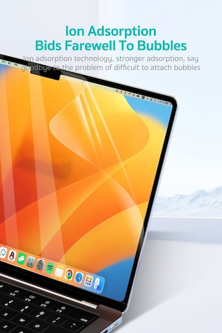 MacBook Pro 14 İnç Uyumlu M1 Pro Nano Hd Şeffaf Ekran Koruyucu Film