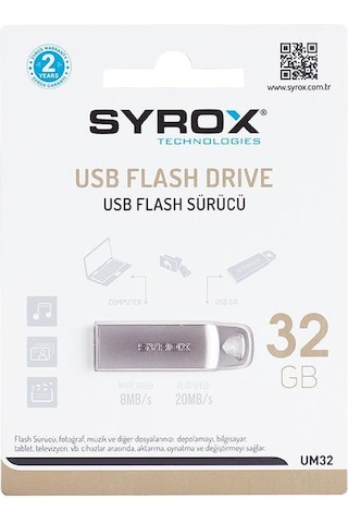 Syrox SYX-UM32 32 GB USB 2.0 Flash Bellek