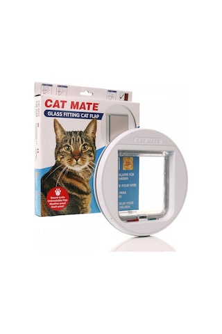 Cat Mate Cam İçin Kedi Kapısı Cat Mate 4 Yollu 150 x 150 MM