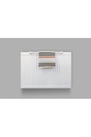 Panel Radyatörler İçin 90 Cm Havlu Askılık, Beyaz