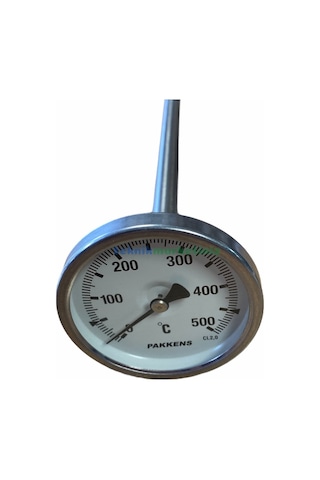 63 500 C Derece 25 Cm Dalma Boylu Fırın.taş Fırın Termometresi Pakkens
