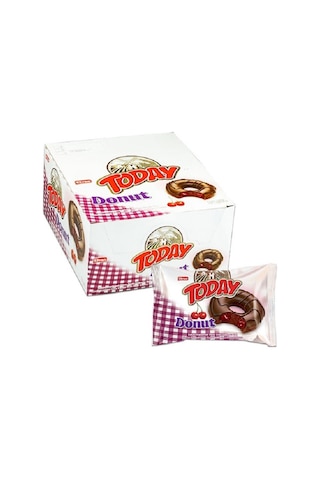 Today Donut Kek Vişneli 35Gr. 24 Adet (1 Kutu)