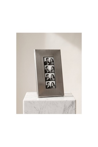 Dizör Photobooth Fotoğraf Çerçevesi 304 Paslanmaz Çelik, Fırçalı, Şerit Fotoğraf Duvar Çerçevesi