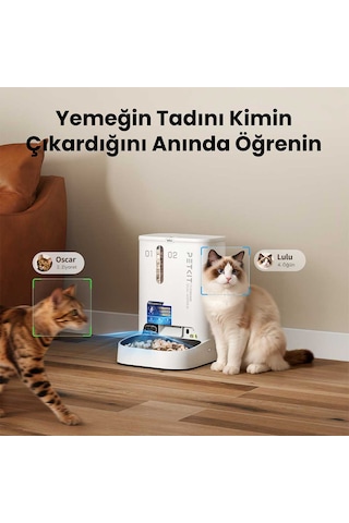 Petkit Yumshare Kameralı Çift Hazneli Akıllı Mama Kabı 2 Resmi Distribütör Garantili