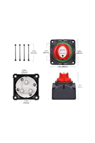 Akü Şalteri 275a 3p 1+2 Çift Devreli Ic-275a-2