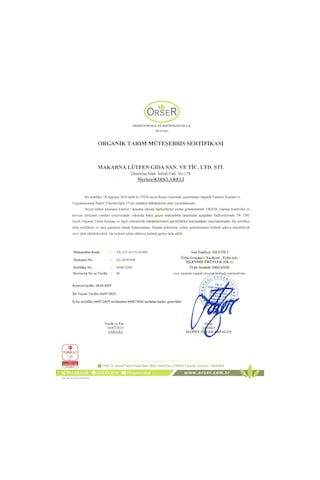 Organik Tahin 300 G