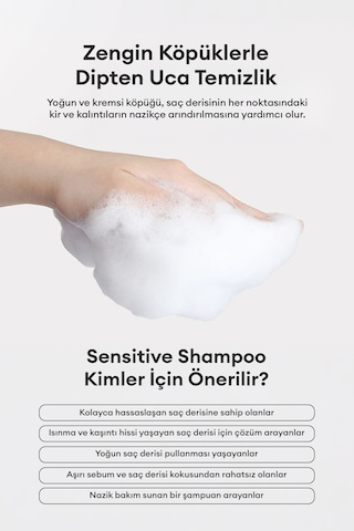 Hassas Saç Derisi İçin Nazik Bakım Sağlayan Şampuan Mılk Baobab Sensitive Shampoo Damask Rose Tüm Saç Tipleri
