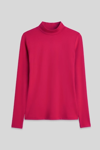 Tommy Life Pembe Balıkçı Yaka Basic Uzun Kollu Kadın Body - 97306