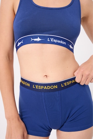 Athleshorts Yüksek Bel Kadın Kısa Şort-3294 Mavi