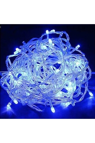 Ack Led Süsleme Işığı Mavi Işık 100 Ledli 10 Mt As90-00406