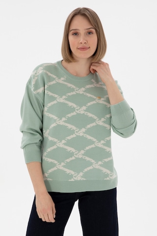 U.S. Polo Assn. Kadın Su Yeşili Kazak 50297432-VR048
