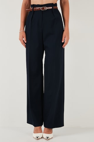 Lela Wide Leg Yüksek Bel Geniş Paça Palazzo Bayan Pantolon 65271262 Lacivert