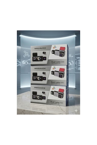 Es-80 3.39" Dvr Araç İçi Kamerası Lcd Ekranlı Gece Görüşlü 3 Kameralı G-sensör 1080p Diğer