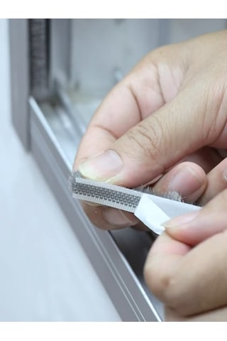 10 Metre Yapışkanlı Kıl Fitil 20mm Yükseklik Cam Balkon Ve Alüminyum Kapı Pencere Fırça Fitili Diğer