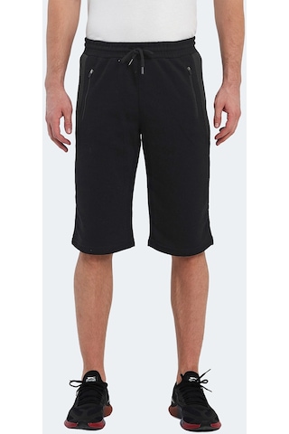 Slazenger NEACEL Erkek Cepli Kapri Siyah Şort