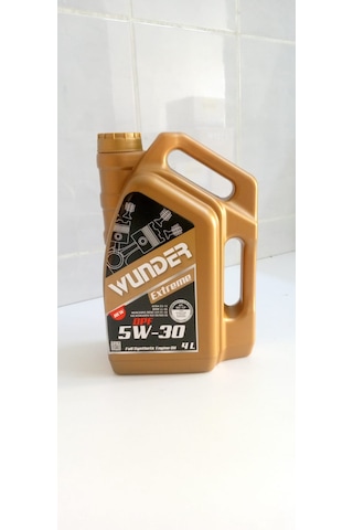 Wunder Extreme 5W-30 Df Tam Sentetik Motor Yağı 4 L