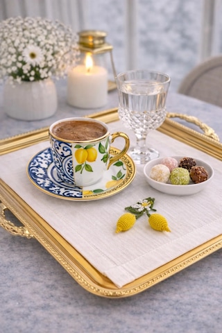 Limon Detaylı Sunum Peçetesi Limonlu