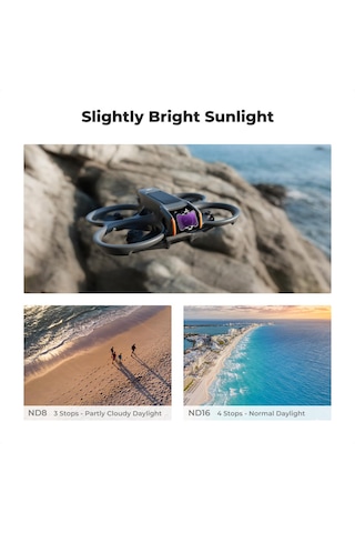 K&f Concept Djı Avata 2 İçin Pl+ND8+ND16 Filtre Seti