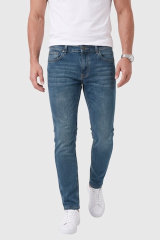 Rizzup Erkek Slim Fit Dar Kesim Likralı Mavi Kot Pantolon Yumuşak Dokulu Esnek Jean 2600692